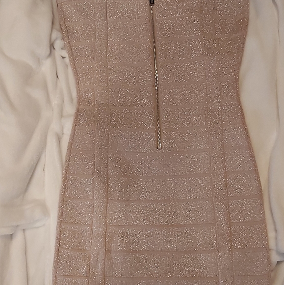 GUESS dress baby pink with lights sparkles - Picture 2 of 3